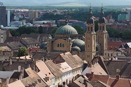 Fotos de los principales monumentos religiosos de la ciudad de Sibiu, una de los más importantes de Transilvania.