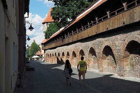 Fotos de los restos de las fortificaciones de Sibiu. Fotografias Olympus OM-D E-M5 Mark II.