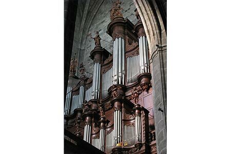 foto turistica turismo organo catedral Narbonne 